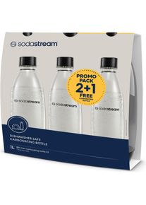 SodaStream Fuse TrioPack 1L, Wassersprudler Zubehör, Schwarz