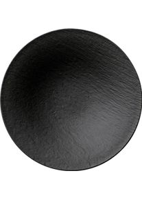 Villeroy & Boch Villeroy & Boch Schale tief Manufacture Rock, Teller, Schwarz