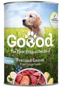 Goood Junior Nassfutter mit Freiland-Lamm & Forelle, 6x400g