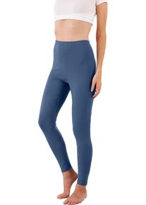 Damen Leggings in Stretch-Qualit&auml;t marine + marine-bedruckt Gr&ouml;&szlig;e 42
