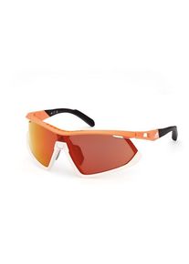 adidas Eyewear SP0055 Mirror Cat 3 + Spare Lens Cat 0 Fietsbril (wit)