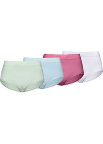 wäschepur Damen Taillenslip mit elastischer Spitze farbig-sortiert Größe 42