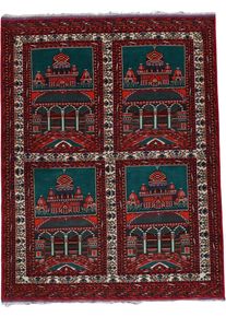 Afghan Dywan orientalny 130 x 170 () Ręcznie Tkany
