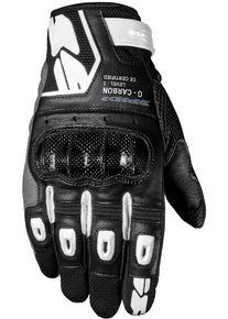 Spidi G-Carbon, gloves women , color: Black/White , size: XS