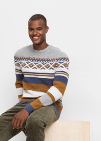 M&ouml;nstrad tr&ouml;ja - brun - storlek 48/50 (M) - bonprix