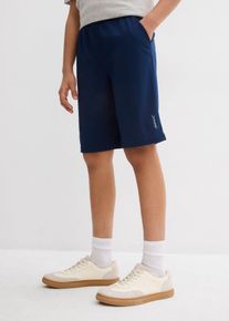 Tr&auml;ningsshorts f&ouml;r barn Regular Fit - bl&aring; - storlek 140/146 - bonprix