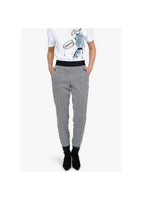Sportalm Kitzbühel , Röhrenhose mit Alloverprint , schwarz weiß gemustert , N-Gr , 44 -N-Gr , 44 , Elegante Hose mit allover Print von Sportalm