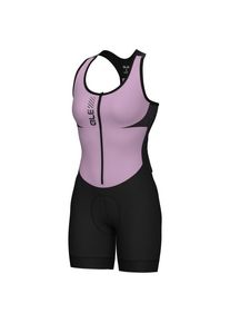 Al&eacute; Al&eacute; Women's Color Block Sleeveless Unitard Cycling skinsuit Women (L, black)