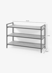 Bamboe stellingkast - beige - maat 48x74 cm - bonprix