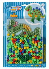 Perles thermocollantes maxi dinosaure 250 pièces blister