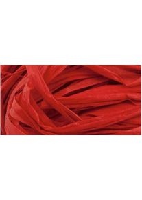 Naturlig raffia lys rød 50g