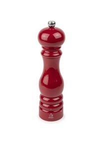 Peugeot PARIS U'SELECT Zirlion Salzmühle rot lackiert 22 cm, Pfeffermühle + Salzmühle, Rot