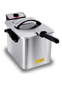 Inventum GF645F - Koude zone frituurpan - Inhoud 4 liter - RVS, Fritteuse, Silber