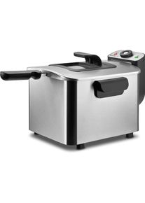 Brabantia BBEK1130 Frituurpan - Friteuse - 4 Liter - 2200 Watt - RVS, Fritteuse, Silber