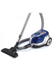 Heinner HVC-V750BL, Staubsauger, Schwarz, Blau, Silber