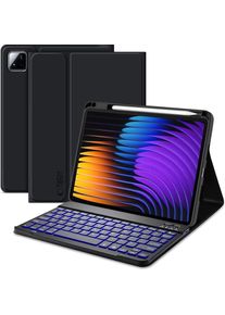 Tech-Protect SC Pen + Keyboard Case for Xiaomi Pad 7 / 7 Pro - Black, Tablet Tastatur, Schwarz