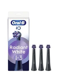 Oral-B, Zahnbürstenkopf, Oral B - iO Series Radiant White Replacement Brush Heads - Black - 3 count (3 x)
