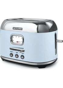 MUSE MS120 VB EdelstahlToasterPastell Blau, Toaster, Blau