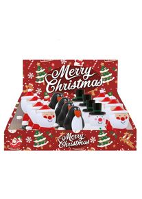 Box 12 Wind-Up Christmas Toys Assorted 8CM