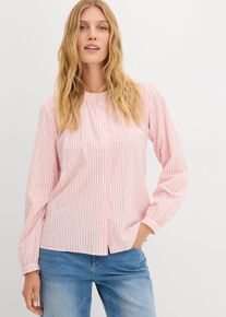 Bluse aus reiner Baumwolle, pink, Gr&ouml;&szlig;e 48, 100% Baumwolle, bonprix