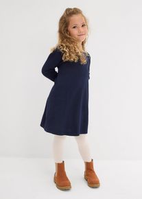 Strickkleid, blau, Größe 92/98, Viskose, bonprix