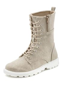 Lascana Bottines &agrave; lacets Femme beige taille 41