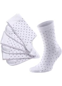 wäschepur Damen Damen-Socken weiß Größe 39-42