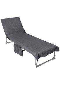 Esposa Liegenauflage , Grau , Textil , Uni , 70x200 cm , Oeko-Tex® Standard 100 , Gartenmöbel, Gartenpolster & Auflagen, Liegenauflagen