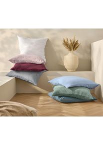 Tchibo - Pościel muślinowa - kolor: niebieski