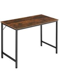 TecTake Scrivania Jenkins - industriale scuro, 100 cm - 404459