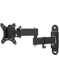 TecTake Supporto da installazione a parete per monitor 10-26′′ (25-66cm) inclinabile girevole - nero - 400710