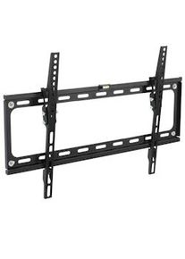 TecTake Supporto da installazione a parete per monitor 32-65′′ (81-165cm) inclinabile livella - nero - 401081