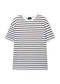 Pull&Bear Pull&Bear T-Shirt Herren braun Größe S Gestreift