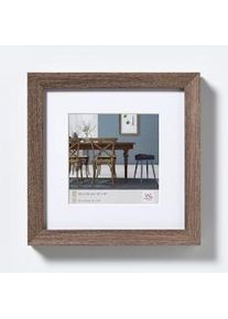 walther + design Fiorito Moldura de madeira 40x40 cm, NOGUEIRA