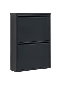 CARRYHOME Schuhkipper, Anthrazit, Metall, 50x70.5x15 cm, Typenauswahl, Garderobe, Schuhaufbewahrung, Schuhkipper