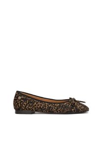 Kazar Ballerina Damen braun Größe 35 Animalprint