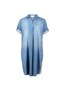 Cartoon , Jeanskleid »Jeanskleid mit Patches« , Patch Blue/Rosé , EURO , 44 -EURO , 44 , Passform: Lässig