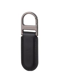 Porsche Design, Herren, Schlüsselanhänger, Schlüsseletui Keyring Oval, Schwarz