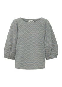 Ichi, Damer, Tunika 'Priya To2', Blå / Mørkegrå, Størrelse S