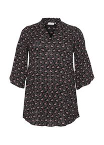 Kaffe CURVE, Damer, Tunika 'KC Amy', Mørk Pink / Sort / Hvid, Størrelse 48