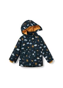 Tchibo - Kleinkind-Thermo-Regenjacke - Unisex - Gr. 122/128 - dunkelblau/print