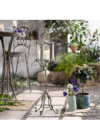 Standlaterne "Shabby-Grey"