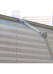 Plissee COSIFLOR Bedienstab 150cm mit Gelenk, silber - VICTORIA M - Aluminium