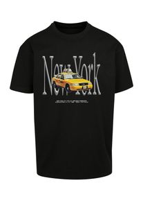 Mister Tee M&auml;n T-shirt 'NY Taxi' guldgul Storlek M