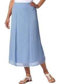 Damen Bahnenrock in Schlupfform bleu Größe 28