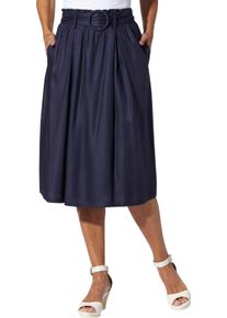 Damen Schlupfrock in schwingender Form marine Größe 46