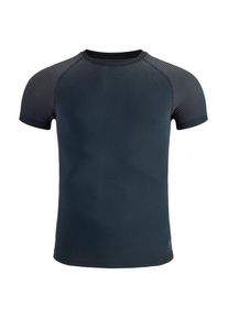 Odlo Baselayer Top Crew Neck S/S Performance Light E Synthetic base layer Men (XXL, blue)
