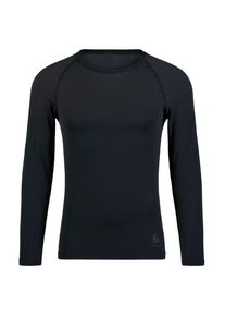 Odlo Baselayer Top Crew Neck L/S Performance Light Eco Synthetic base layer Men (XXL, black)