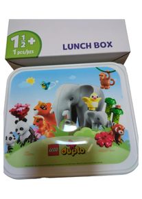 Lego Duplo Brotdose Lunchbox Tierwelt Elefant Panda Tiger Mehrfarbig