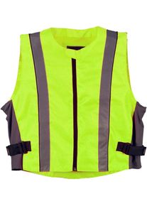 GMS-Moto Taslan, colete de segurança , cor: Amarelo Néon , tamanho: S